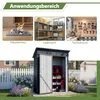 Geräteschuppen Gartenhaus Gerätehaus Metall Lagerschuppen Produktbild-Vorschau 6