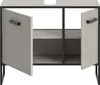 Bagno wastafel 2 deuren lichtgrijs, crèmekleurig. Anteprima dell’immagine prodotto 3
