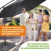 KESSER® Alu Ampelschirm Sonnenschirm + Abdeckung Ø300 cm / Produktbild-Vorschau 6