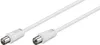 goobay Antennenkabel Koax Stecker/Kupplung weiß 0,5 m Produktbild-Vorschau 2