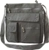 Tasche Umhängetasche Handtasche Bag Street Nylon Grau Produktbild-Vorschau 1