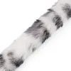 Fellborte Tiermuster ab 1m x 2,5 cm Meterware Fellbesatz Kunstfell Farbwahl weiss grau Produktbild-Vorschau