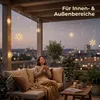 Lichterkette Lichtervorhang Schneeflocke LED Batterie Timer Produktbild-Vorschau 7