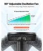 Ventilateur à pince SucceBuy avec oscillation, alimentation Voir les images du produit 4