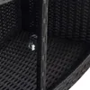 vidaXL Obramowanie wanny z hydromasażem z czarnego Podgląd zdjęcia produktu 8