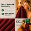 Komfortec 2er Saunatuch Set 80x200 cm aus 100% Baumwolle, Produktbild-Vorschau 5
