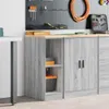 vidaXL Szafka do garażu szara Sonoma lite drewno sosnowe Podgląd zdjęcia produktu 3