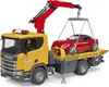 Bruder Scania Super 560R Tow Truck s Bruder Roadster Náhled obrázku produktu 6