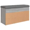vidaXL Schuhbank Grau Sonoma 82x32x45,5 cm Holzwerkstoff Produktbild-Vorschau 8