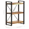 vidaXL Bibliothèque 3 compartiments 60x30x80 cm Vieux bois Voir les images du produit 4