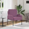 vidaXL Sofas mit Kissen 55cm Lila Sperrholz Produktbild-Vorschau 2