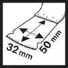 HCS Tauchsägeblatt AIZ 32 BSPC Hard Wood, 40 x 32 mm Produktbild-Vorschau 3