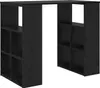 Scrivania Rovere Nero 90 x 50 x 75 cm Legno multistrato Anteprima dell’immagine prodotto 1