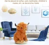 Hochlandkuh Kuscheltier Plüschtier, Niedlichen Kuh Produktbild-Vorschau 3