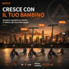 Monopattini per bambini con freno a mano, ruote luminose a Anteprima dell’immagine prodotto 4