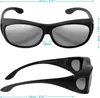 Bezzee Pro Silberfarbene Polarisierte Überzieh Sonnenbrille Produktbild-Vorschau 2