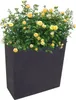 Pflanzkasten anthrazit Blumenkasten Hochbeet Terrasse Produktbild-Vorschau 1