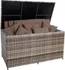 Auflagenbox Poly Rattan 870 Liter XXL Kissenbox Produktbild-Vorschau 10