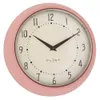 LS-LebenStil Nostalgische Metall Wanduhr Creme Rose 23cm Produktbild-Vorschau 1