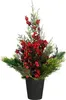 Mica Decorations Cedrowa sztuczna choinka w doniczce - H45 Podgląd zdjęcia produktu 1