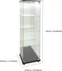 ProximaX Schwarz hochglanz Vitrinenschrank mit LED Produktbild-Vorschau 5