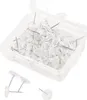 50 Stück Transparente Reißzwecken,16mm Pinnadeln, Produktbild-Vorschau 1