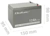 Qoltec 53049 AGM battery | 12V | 12Ah Anteprima dell’immagine prodotto 12