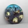 Wanduhr - Rund - Glasuhr - Boot Wasser Märchen - 30x30cm - Produktbild-Vorschau 4