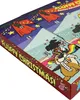 A close-up view of an open advent calendar box with cartoon characters and festive designs. Produktbild-Vorschau