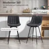 HOMCOM Barkrukken, set van 2, 68 cm, draaibare barkrukken Productafbeelding-voorbeeld 4