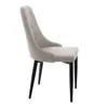 HOMLA LOUIS QUILTER Stuhl in Stoff beige 44x59x88 cm Produktbild-Vorschau 2