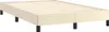 vidaXL Bettgestell ohne Matratze Creme 120x190 cm Produktbild-Vorschau 2