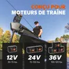LiTime 12V 100Ah TM Batterie Lithium pour Moteur Marin Voir les images du produit 7