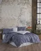 Renforce Wende Bettwäsche lila Dreiecke 135 x 200 cm  80 x Produktbild-Vorschau 1