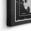 Hochwertige Canvas Weltkarte mit Kork-Pinnwand - 70x50 cm - Produktbild-Vorschau 3