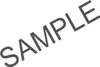 A diagonal watermark that says 'SAMPLE' on a white background. Produktbild-Vorschau
