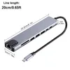 USB C Hub 8 in 1 Adapter HDMI 4K USB 3.0 Micro SD RJ45 Produktbild-Vorschau 6