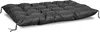 A dark gray tufted cushion for outdoor furniture. Anteprima dell’immagine prodotto