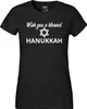 Huuraa Damen T-Shirt Wish blessed Hanukka Schriftzug XXL Produktbild-Vorschau 2