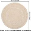 6er Set Runde Platzsets Abwaschbar, Tischsets Platzsets Produktbild-Vorschau 3