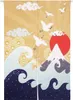 Japonský záves na dvere | 80x130cm | Vrátane napínacej tyče Náhľad obrázku produktu 1