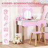 Ensemble de coiffeuse pour enfants AIYAPLAY avec tabouret Voir les images du produit 4