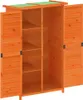 vidaXL Kůlna na nářadí hnědá 83x57x140 cm Masivní Náhled obrázku produktu 3