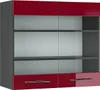 Armoire en verre Vicco Fame-Line Rouge bordeaux Haute Voir les images du produit 1