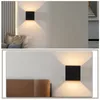 ZMH LED Wandleuchte Außen 4ER 5W Schwarz Gold Wandlampe Produktbild-Vorschau 6