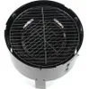 A top-down view of a black barbecue grill with a metal grate. Podgląd zdjęcia produktu