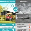 YARDIN Outdoor-Auto-tent-Garage | 10 x 15FT | Métal-Carport Voir les images du produit 5