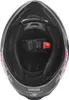 The inside of a motorcycle helmet with floral patterns on the exterior. Produktbild-Vorschau