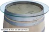 Tischplatte aus Glas, rund, 50/60/70/80/90cm Durchmesser, Produktbild-Vorschau 6