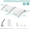 UISEBRT 300*100cm Šedá stříška na střešní okno stříška na Náhled obrázku produktu 2